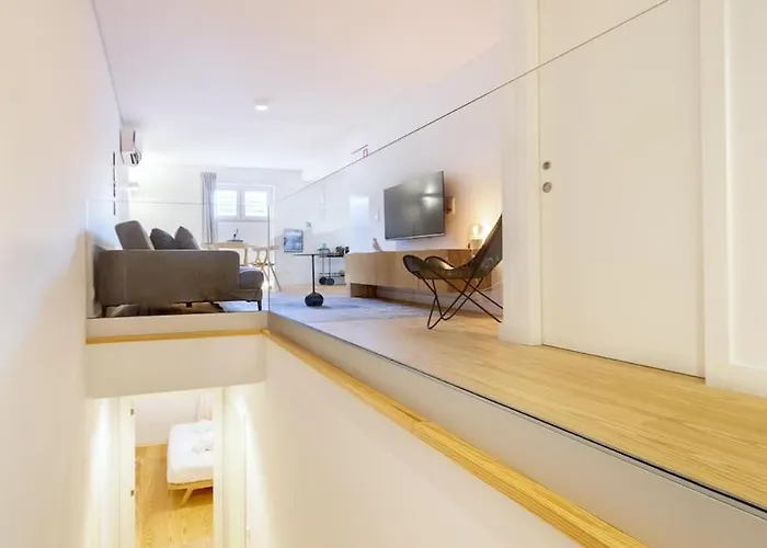 Principe Real Charming Duplex Ac Ground Floor شقة